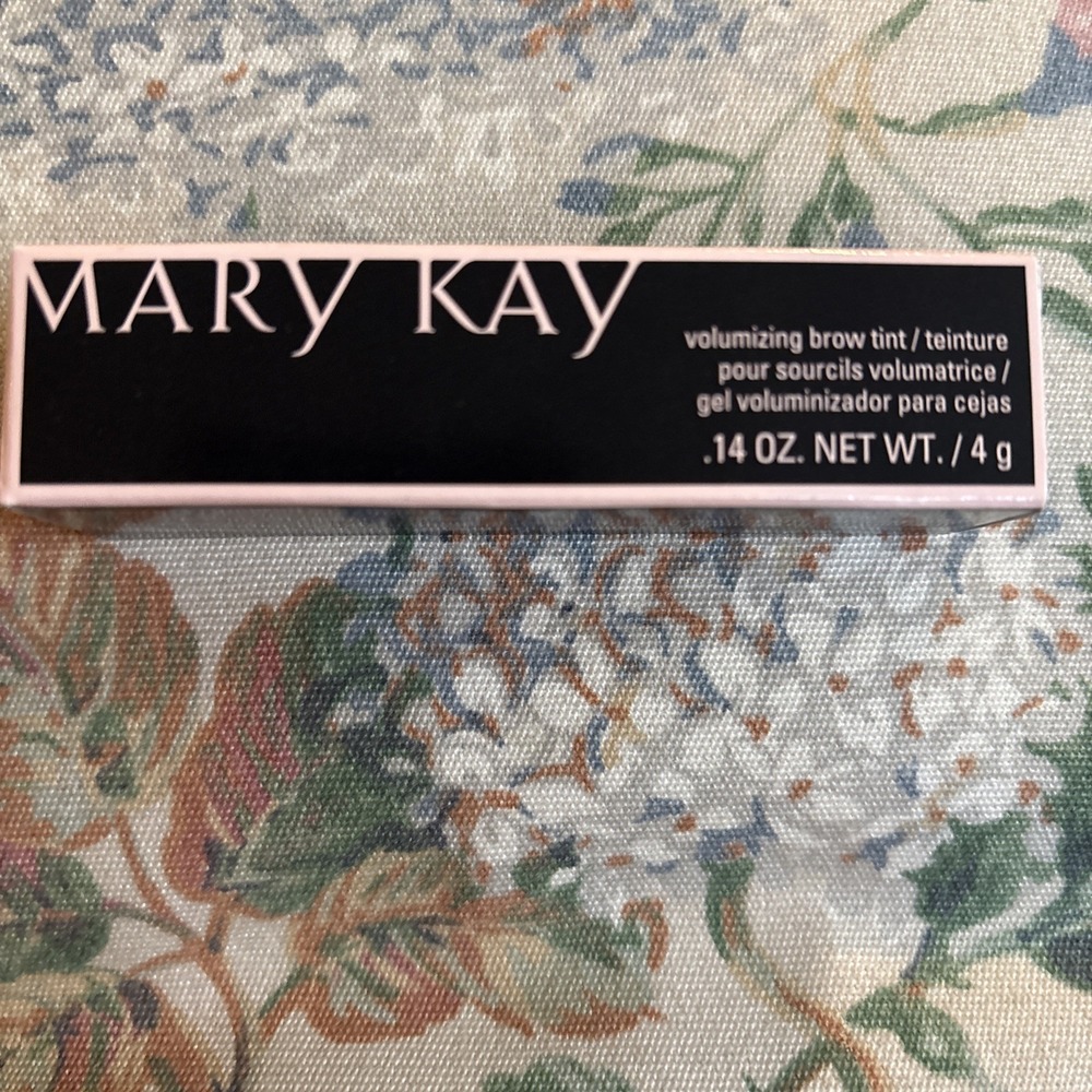 New In Box Mary Kay Volumizing Brow Tint Dark Brunette #125035 Full Size